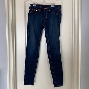 dark wash skinny jeans